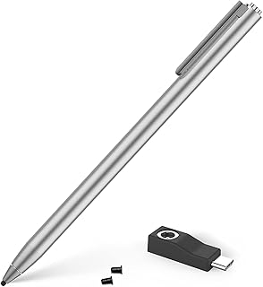 Adonit dash 4 stylet universel double argent véritable mat, stylo de rejet