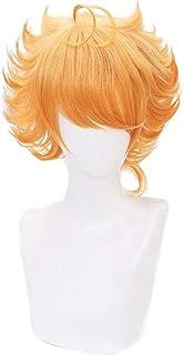 Perruque de cosplay norman neverland yakusoku pour femme, perruque de déguisement de fête