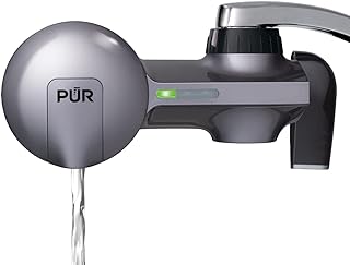 Système de purification d'eau monté sur robinet pur plus, gris métallisé - support