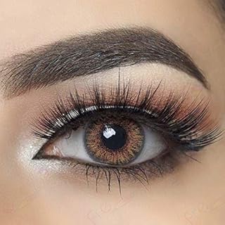 Lentilles de contact unisexes ensemble de lentilles cosmétiques colorées jetables 12 mois