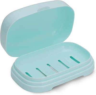 Royalford boîte à savon en plastique de haute qualité, porte-savon de voyage rf11022