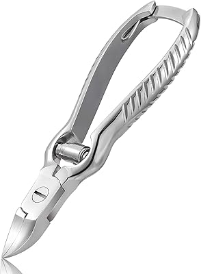 Coupe-ongles robuste coupe-ongles d'orteils pour ongles épais et incarnés en acier