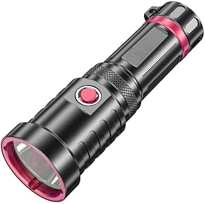 Lampe de plongée sous-marine à led de 1 500 lumens, torche de plongée