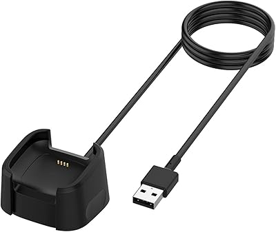 Câble de chargeur usb skido pour bracelet intelligent fitbit versa 2