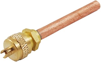 Valve d'accès à la réfrigération du climatiseur en tube de cuivre