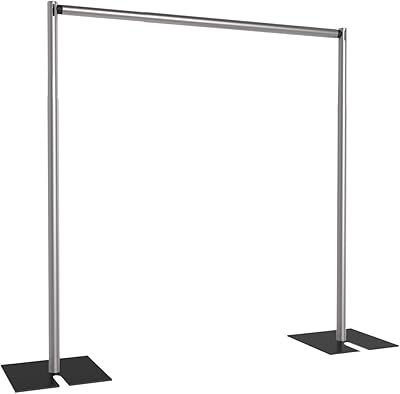 Tubes et rideaux en lin réglables orsta, bandes décontractées, bases et supports - systèmes de rideaux pour toiles de fond, salons professionnels, événements, cabines photo et décorations (20 cm de long x 25 cm de large, ensembles). Diaytar : Votre allié pouvoir d'achat au quotidien