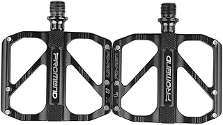 Pédales de vtt 3 pédales légères en aluminium cnc plates antidérapantes pour vélos