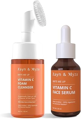 Nettoyant moussant pour le visage à la vitamine c zedm zain & miza