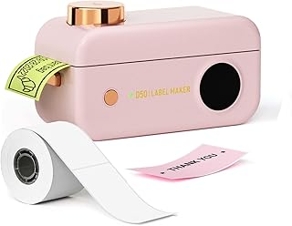 Étiqueteuse fomimo mini étiqueteuse d50 avec imprimante d'étiquettes thermique pour ruban