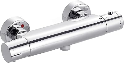 Mitigeur thermostatique de douche à levier unique mitigeur anti-brûlure d'eau chaude et froide