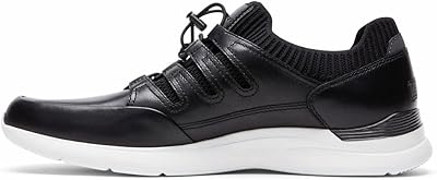 Chaussures de sport rockport total motion active ghillie pour hommes, noires, 44 eu