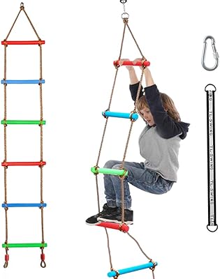 Balançoire d'arbre pour enfants axenlink avec corde d'escalade avec sangle de suspension, balançoire