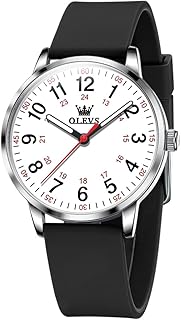 Montre pour infirmières, professionnels de la santé et étudiants, facile à lire, bracelet