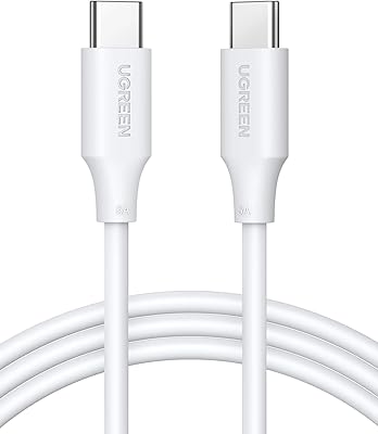 Câble de charge ugreen usb c 100w, 1 mètre de long, câble
