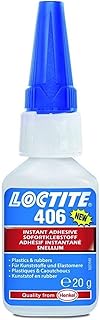 Loctite 406 - adhésif instantané - caoutchouc et plastique - 20 grammes