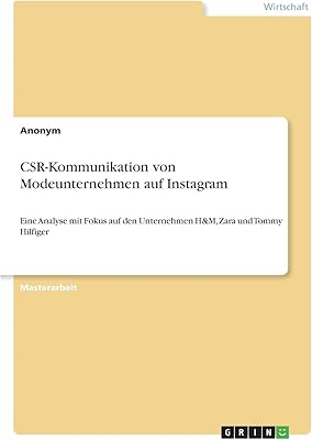 Communikation rse des entreprises de mode sur instagram : une analyse