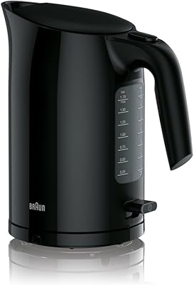 Bouilloire braun, noire, 1,7 l, 'garantie minimale d'un an' - wk 3110 bk