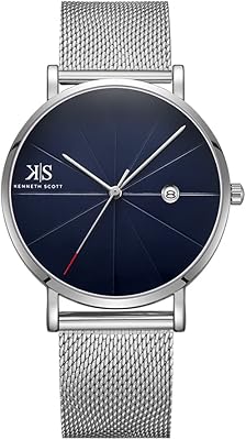 Kenneth scott pour homme - analogique - k22013-smsn, bracelet