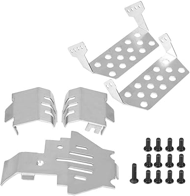 Yuepao 5 pièces armure de châssis rc protection plaque accessoire compatible pour 82056-4