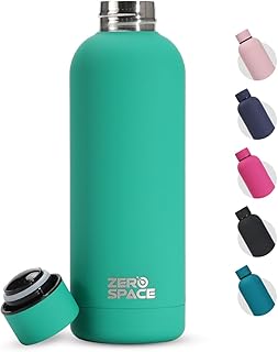 Bouteille d'eau isolée à double paroi en acier inoxydable 18 8 zero