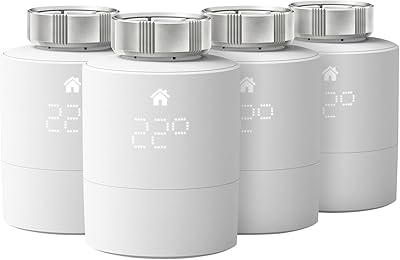 Thermostat de radiateur intelligent tado (installation universelle) - pack quattro - modules complémentaires