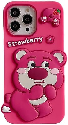 Coque en silicone souple avec motif de dessin animé 3d pour apple