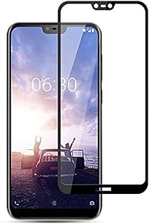 Protection d'écran en verre intégral 5d pour nokia 6.1 plus (x6)