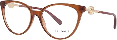 Monture de lunettes de soleil versace ve3298b 5324 marron clair avec verres