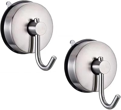 2 crochets à ventouse amovibles en acier inoxydable 304, pour cuisine, salle de bain, fenêtre de douche, porte en verre – Photo produit Dakar Sénégal – Livraison rapide 2 crochets à ventouse amovibles en acier inoxydable 304, pour cuisine, salle de bain, fenêtre de douche, porte en verre. Diaytar Sénégal : Le choix, la qualité, l'économie réunis