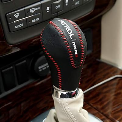 Couvre-pommeau de levier de vitesse en cuir antidérapant pour transmission automatique patrol y62