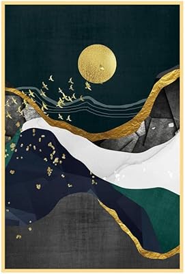 Iwanto – toile murale moderne au design abstrait parfaite pour la de ́coration
