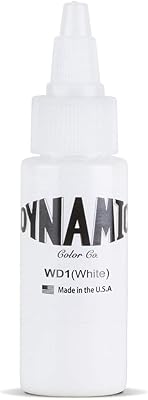 Encre de tatouage blanche 30 ml, encre dynamique, meilleure couleur et encres noires