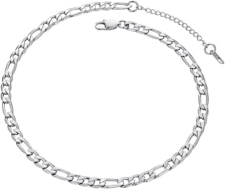 Chaîne collier figaro pour homme en acier inoxydable plaqué or 18 carats-noir. c'est