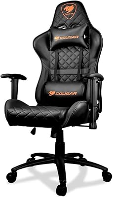 Chaise de jeu couger armor one noire