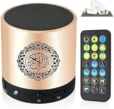 Haut-parleur portable rechargeable equanto avec télécommande et lecteur mp3 8 go tf fm