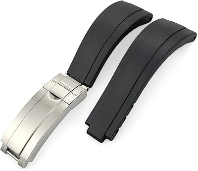 Bracelet de montre en caoutchouc janyu 20 mm 21 mm pour rolex submariner