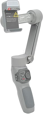 Stabilisateur de smartphone 3 axes - stabilisateur de caméra multifonctionnel à lumière