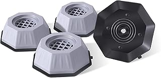 I-cosmos coussinets anti-vibrations pour lave-linge et sèche-linge avec ventouse absorption des chocs tampons