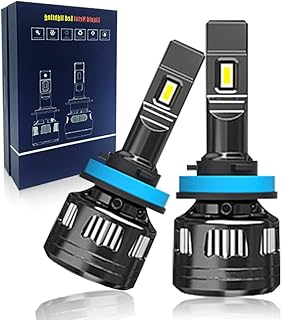 Ampoules de phare led h7/h4/h11/h8/90005/9006 améliorées 22 000 lumens, luminosité 600 % 6