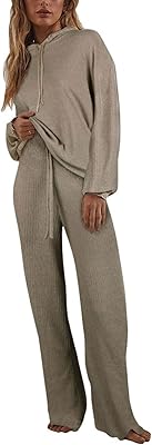 Sweats à capuche costume de sport géométrie loisirs tricot deux