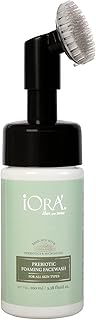 Lavage du visage moussant prébiotique ior avec brosse en silicone nettoyant biologique aux