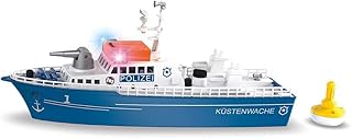 Seiko 5401, bateau de police, plastique, bleu/blanc, canon à eau, lumière, son, volet