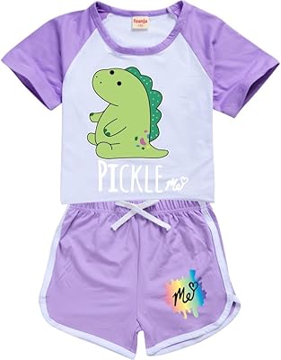 Ensemble t-shirt et short moriah elizabeth mersch pour enfants d'amzuya