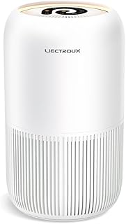 Purificateur d'air letrox tr-8080 pour allergies domestiques et poils d'animaux, silencieux, lumière uv