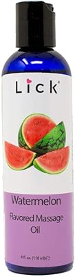 Huile de massage pour couples aromatisée à la pastèque lotion