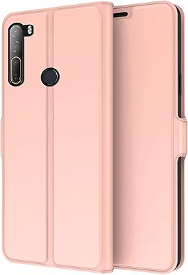 Coque etro htc u20 5g, housse en cuir pu ultra mince, housse à
