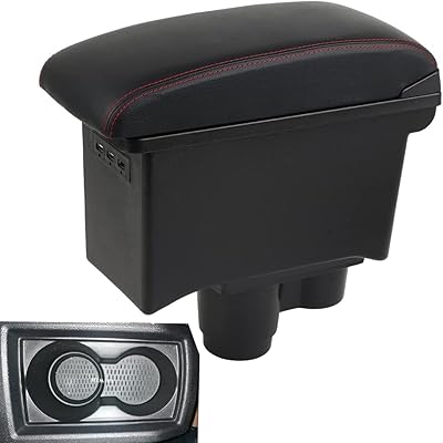Boîte d'accoudoir de voiture pour renault duster 2019-2021, boîte de rangement d'accoudoir