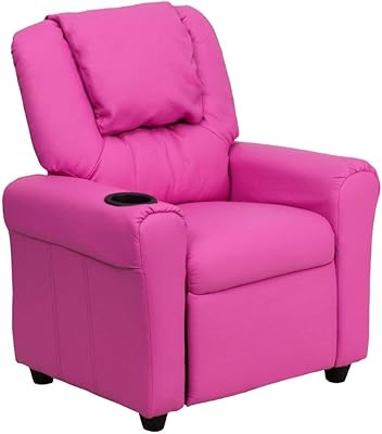 Flash furniture une chaise à bascule moderne pour enfants de fana en vinyle
