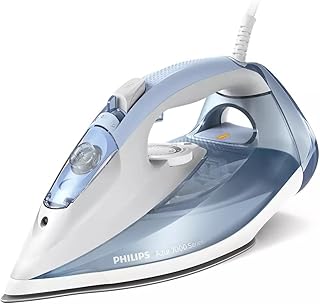 Fer à vapeur philips, 2600 watts, bleu clair/gris