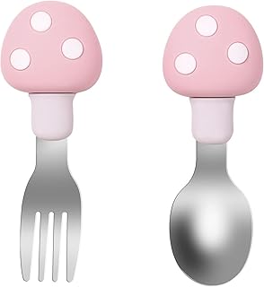Ensemble cuillère et fourchette pour enfants highland 2 pièces avec étui en acier